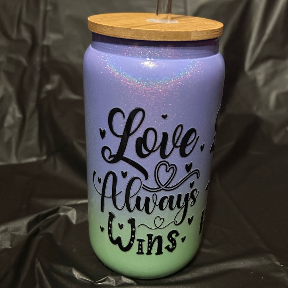 Handmade 16 oz cup glasses